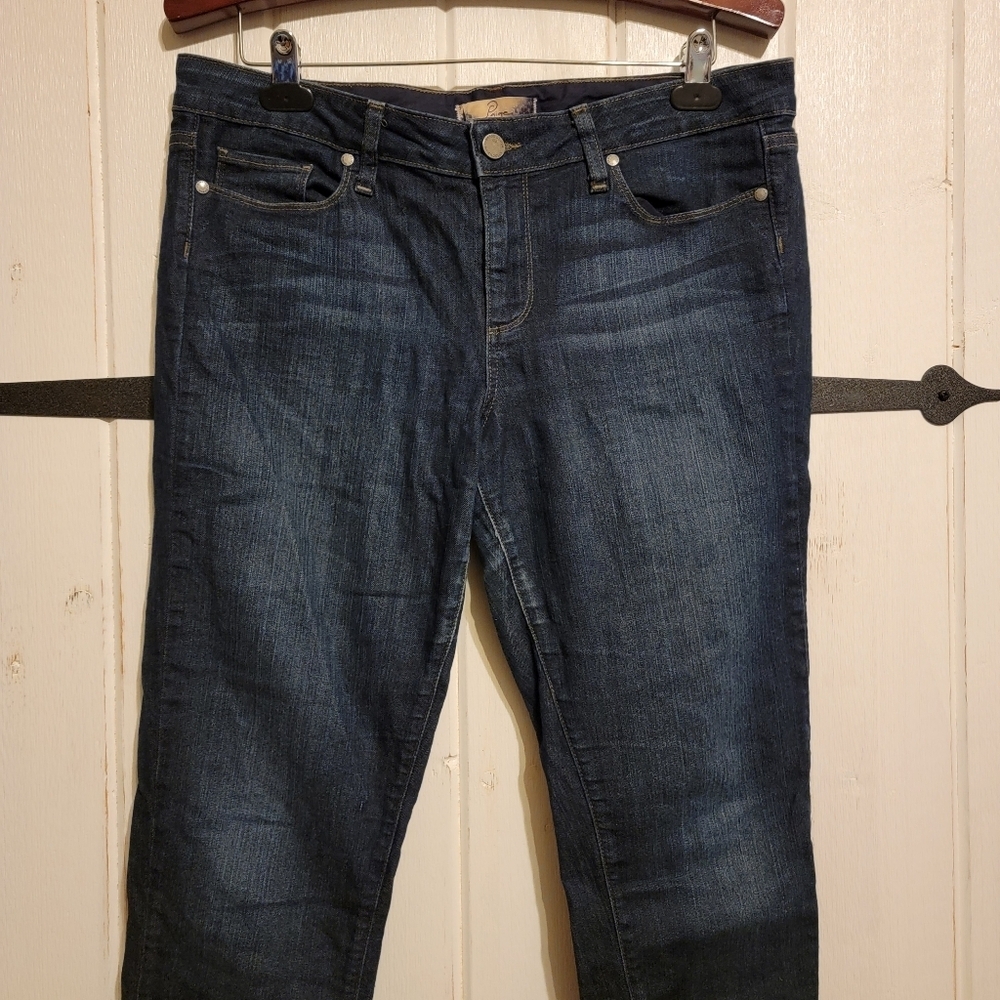 Paige Womens Jeans Blue Denim Peg Skinny Size 32